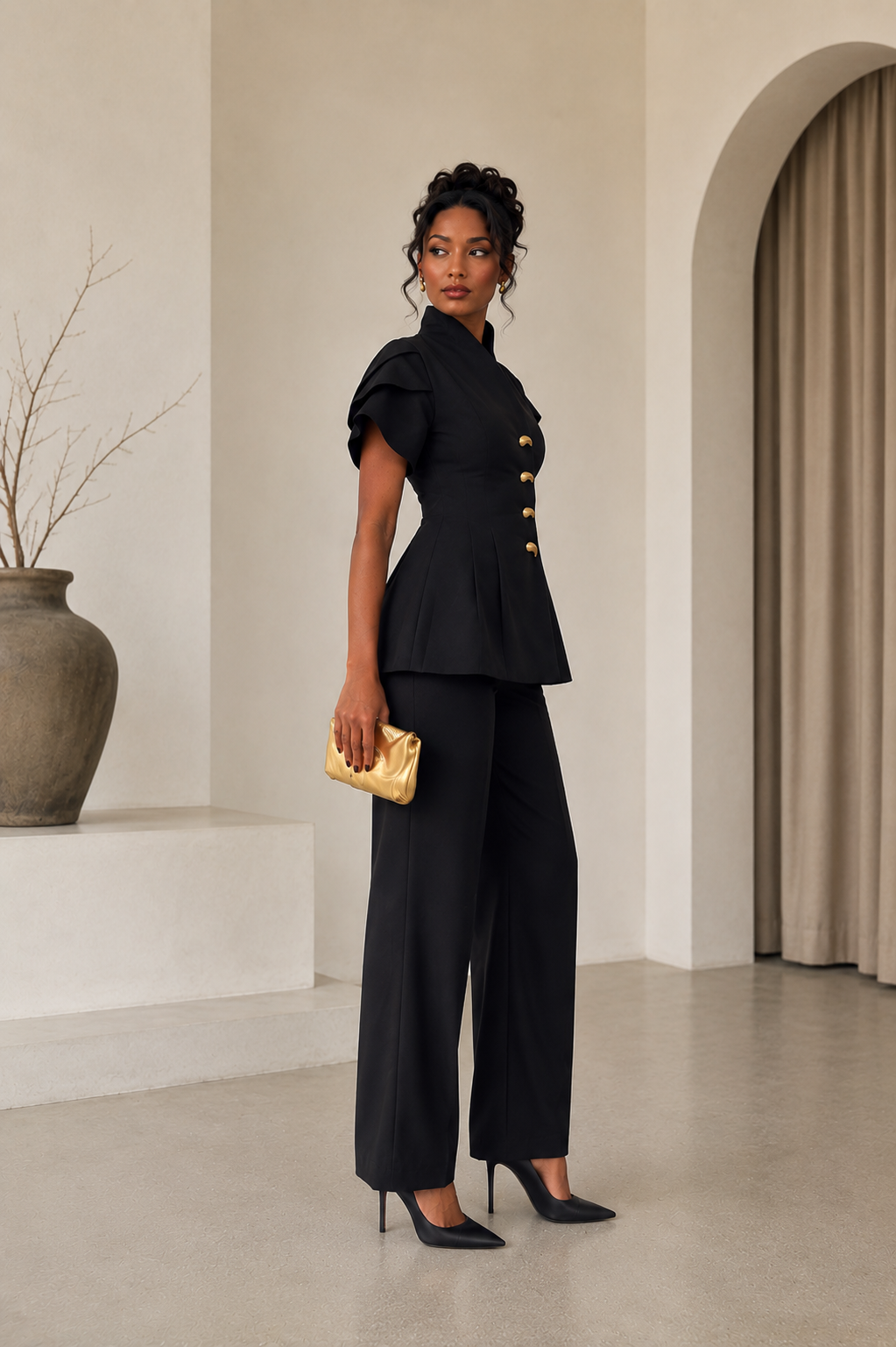 Midnight Elegance Tailored Set