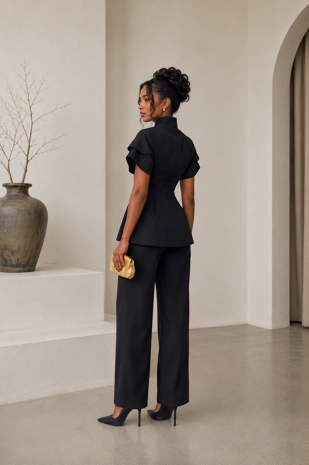 Midnight Elegance Tailored Set